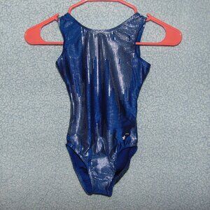 Destira Blue Silver Matrix Leotard CM
